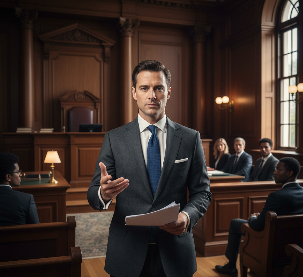 Advocado em um Tribunal
